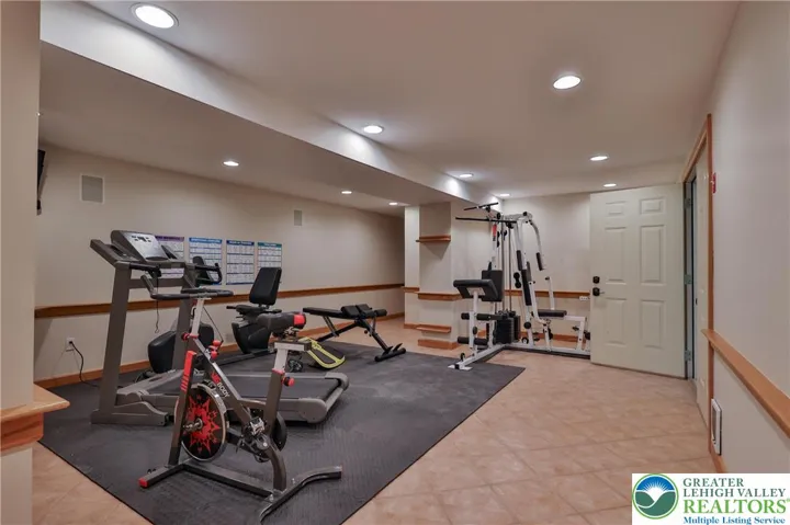 Home gym, all equipment shown included