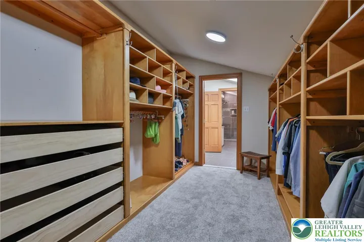 Custom walk in closet