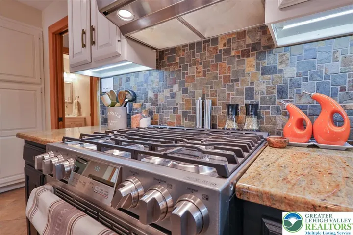 Propane stove with electric oven