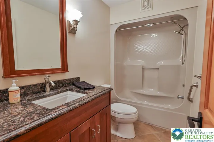 Full bath #3 located on the first floor