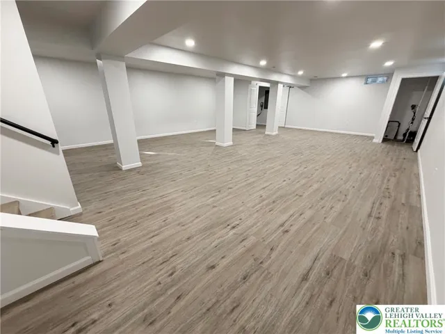 Family Room in Lower Level