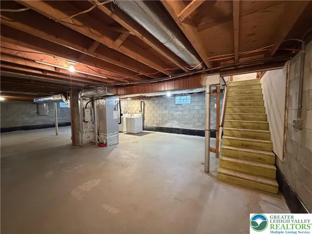 Full basement doubles your living space when finished.