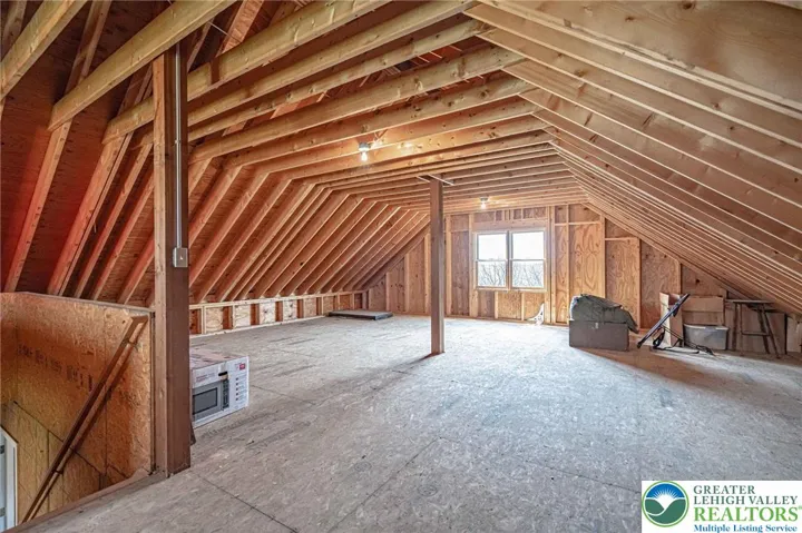Open Space Above House Garage