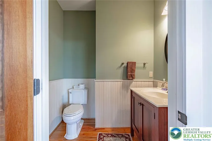 Half Bath off Entry Foyer