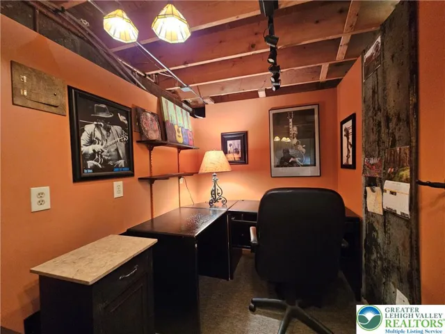 Lower level office