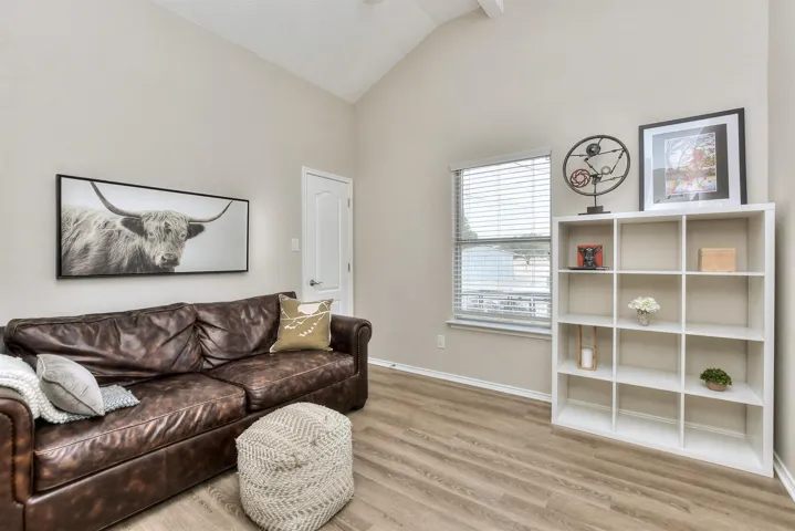 One of the secondary bedrooms; currently being used as an office