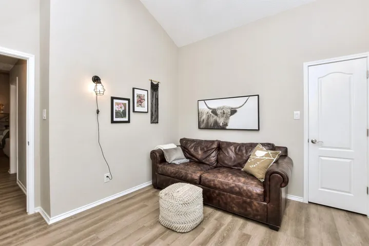 One of the secondary bedrooms currently being used as an office