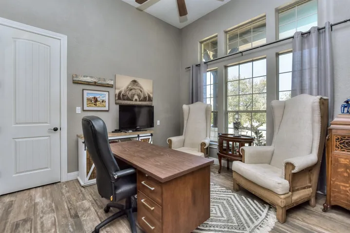 Main Office with closet Downstairs