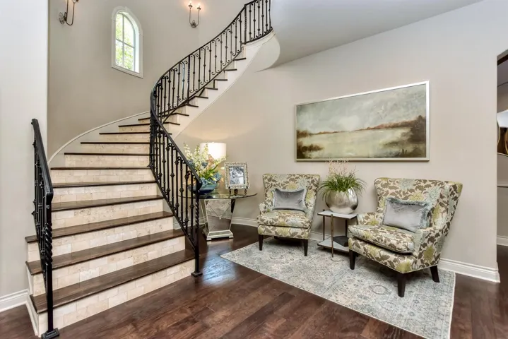 Main entry stairs