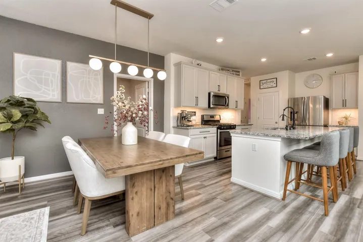 Take a look at the beautiful lighting fixtures.