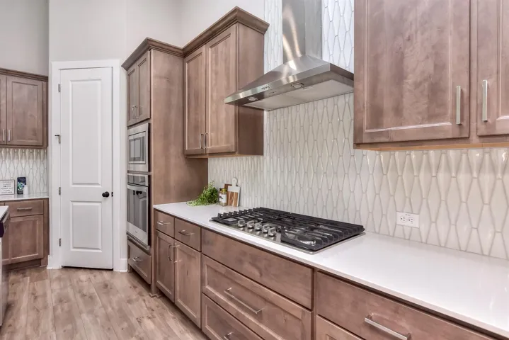 Plenty of counter space for cooking on your propane cooktop....