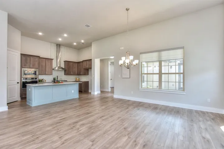 Dining Area with a view of the kitchen...