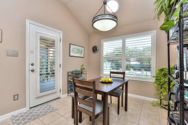 Casual dining space