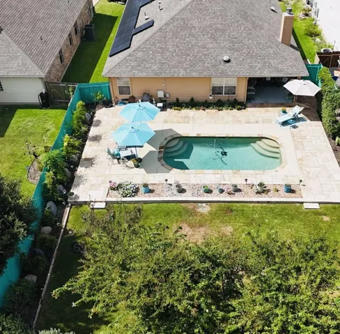Aerial drone shot