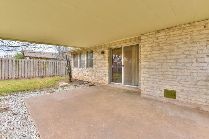 Plenty of room to entertain and/or add an outdoor kitchen