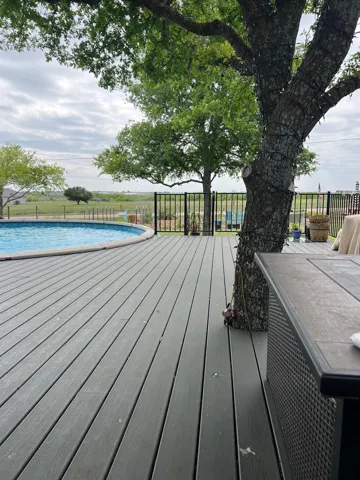 This photo taken Summer 2024  INCREDIBLE COMPOSITE DECK