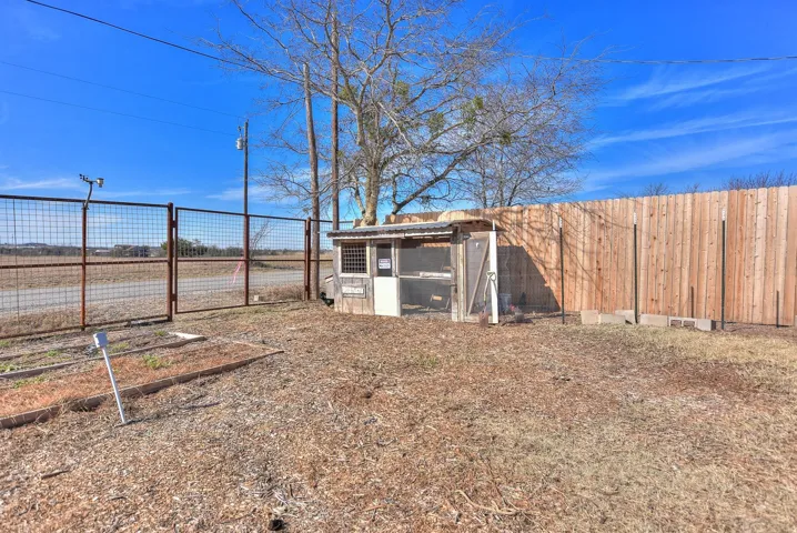 Can not forget the chicken coop