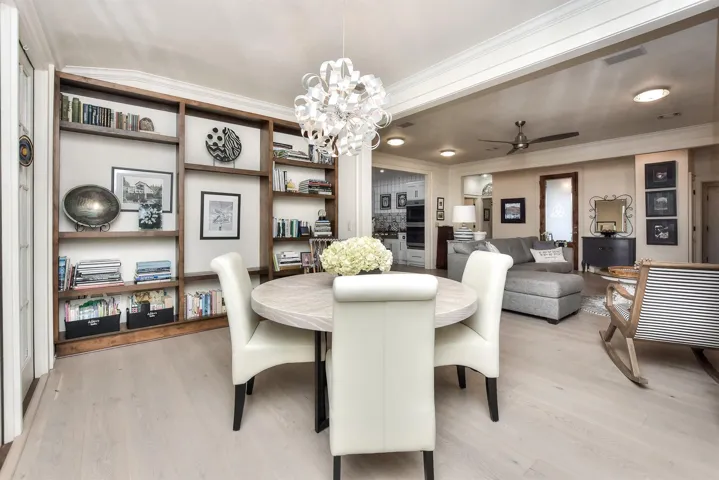 From the dining room back to the kitchen, family room, & entry...