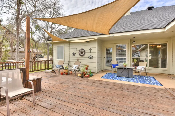 View of deck