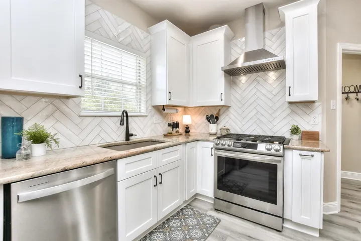 Custom Cabinets and backsplash