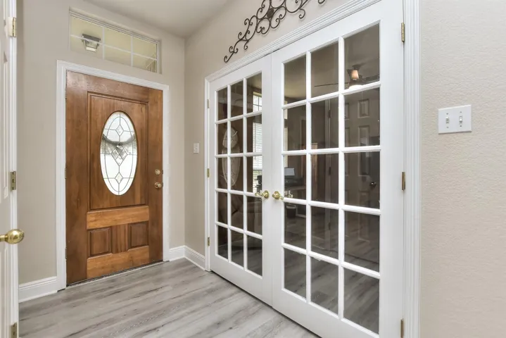 French Door entry to the office