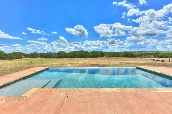 View of pool