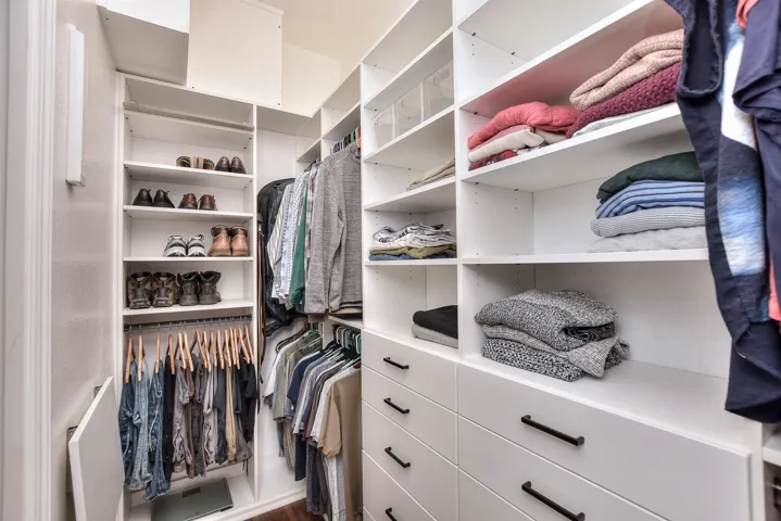 View of spacious closet