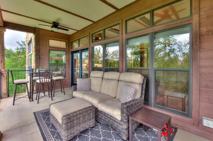 Great for entertaining or some peace and quiet 