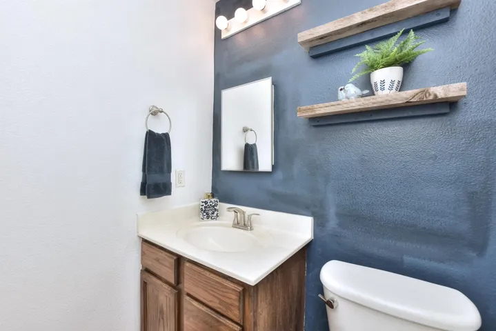 Downstairs powder room