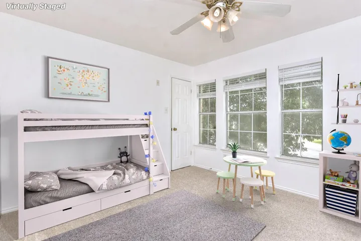 Bedroom #3...large with walk-in closet! Virtually Staged.