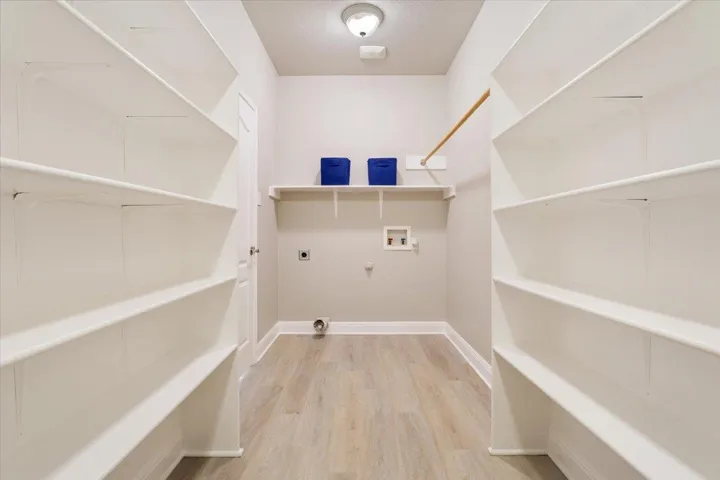 Laundry area and great pantry