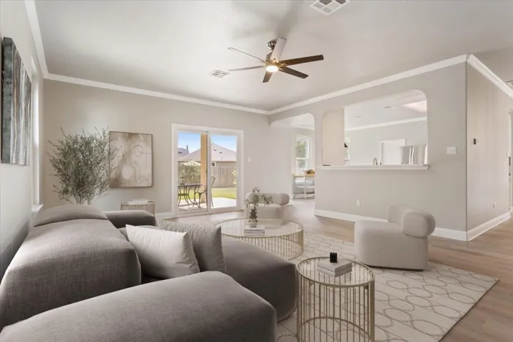 Virtually stage -Living area