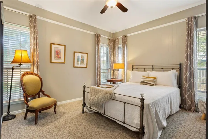 I'm serious.  Every room feels more comfortable than the last.  Unspeakable warmth and class...and yes, custom draperies...