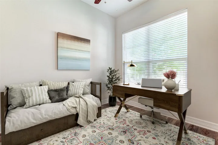 Virtually StagedThis room could be 4th bedroom or office; This room does have a closet and does have a door