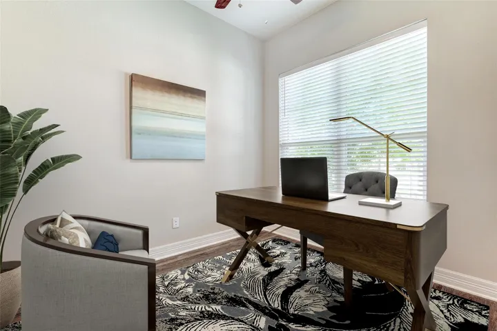 Virtually Stagedas a Dedicated Office on main level ~ OR could be the 4th bedroom with closet