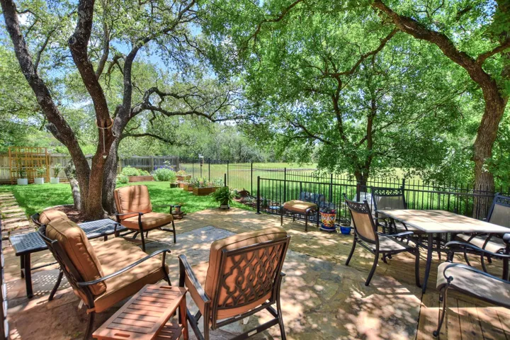 Just a peek at the backyard living!  This, among many other features, sets this home apart from the others...