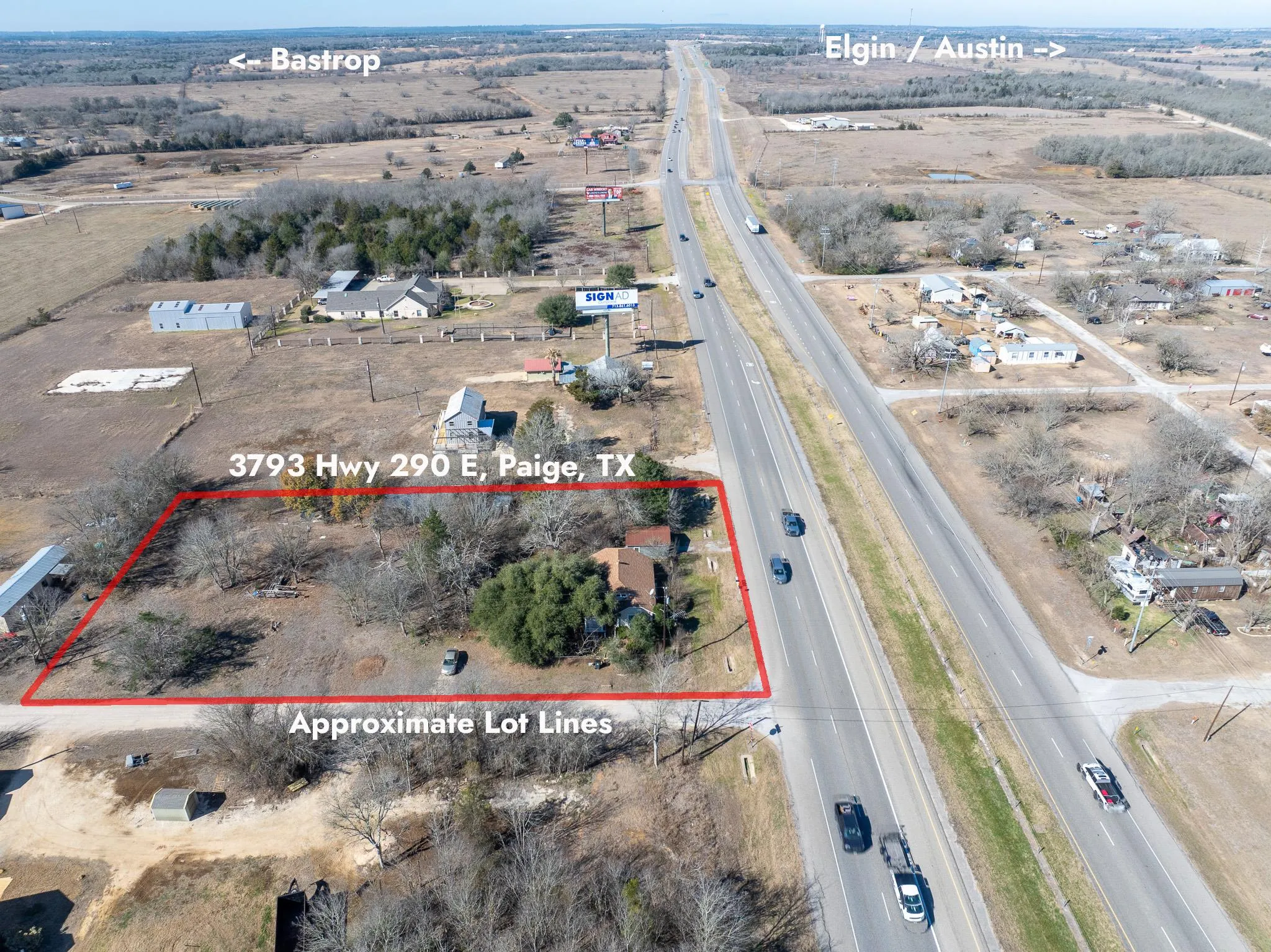 Photo of 3793 US-290 E, Paige, TX, 78659