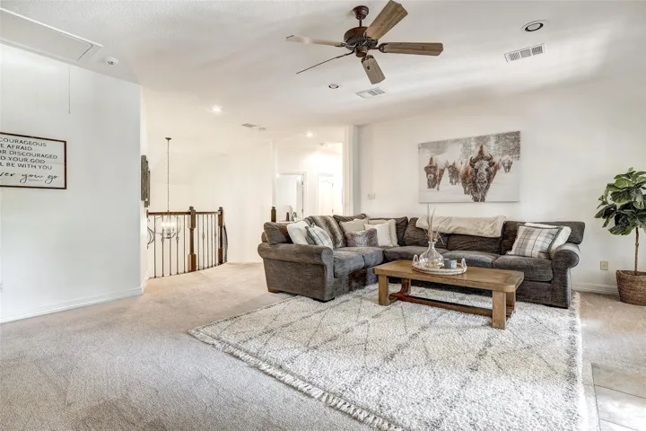 Upstairs living room
