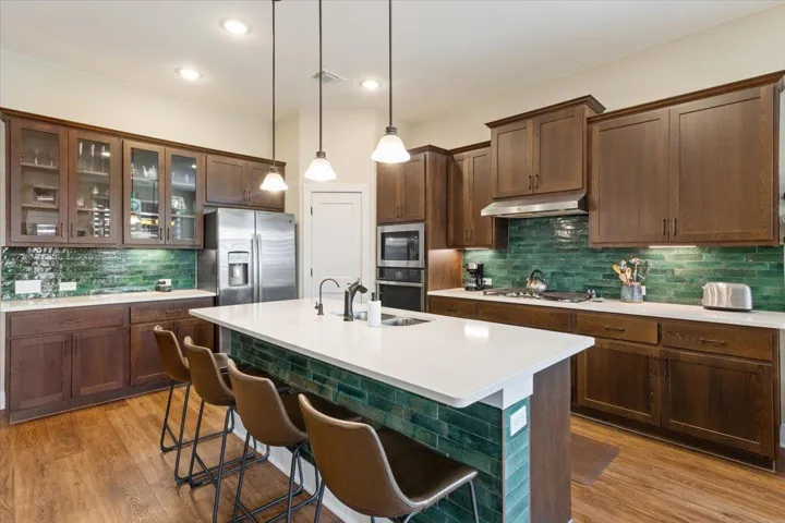Kitchen featuring a breakfast bar