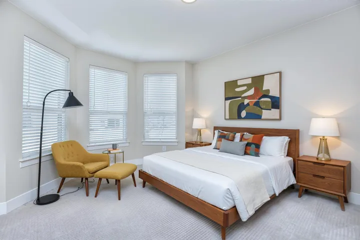 VIRTUALLY STAGED - Front Bedroom