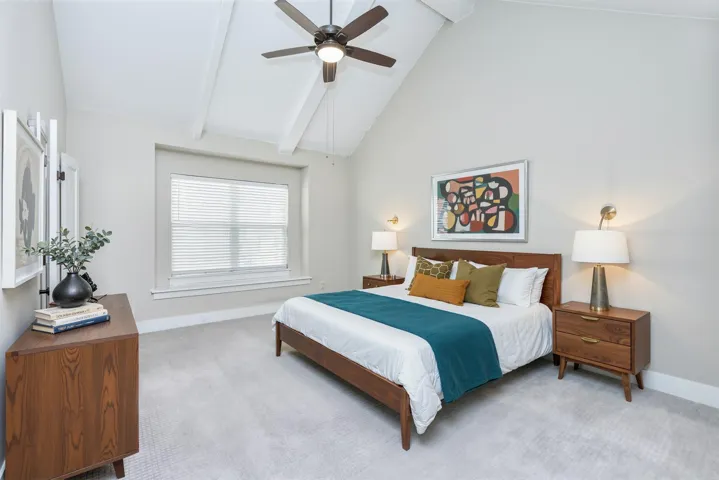 VIRTUALLY STAGED - primary bedroom