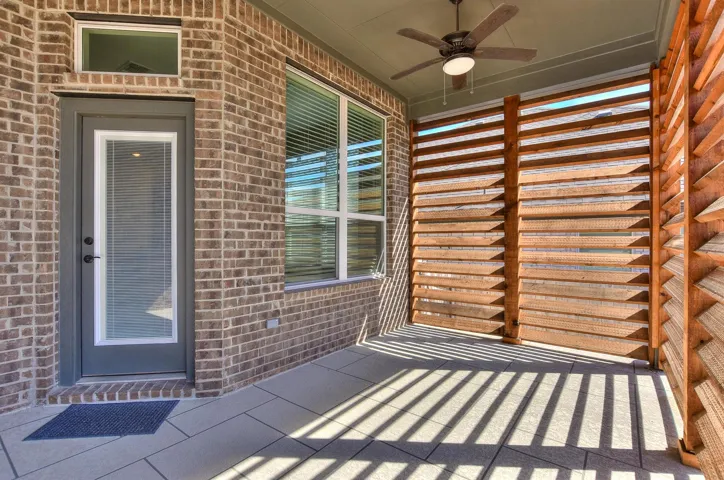 Back patio