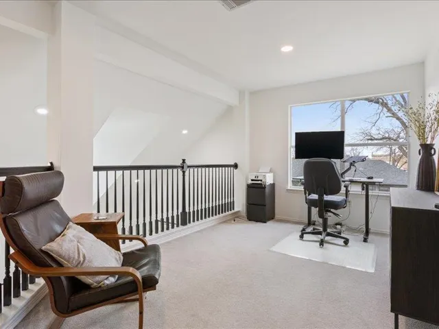 Office space/loft area upstairs