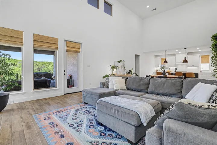 Large open spacious floor plan; barely lived in; blinds throughout; ceiling fans throughout; gutters all around; water softener with reverse osmosis system
