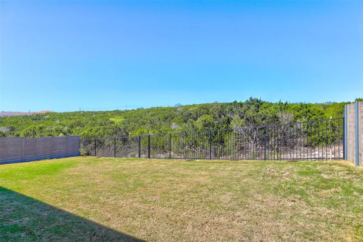 Backyard view:  Yes greenbelt view; enjoy mother nature at your finger tips