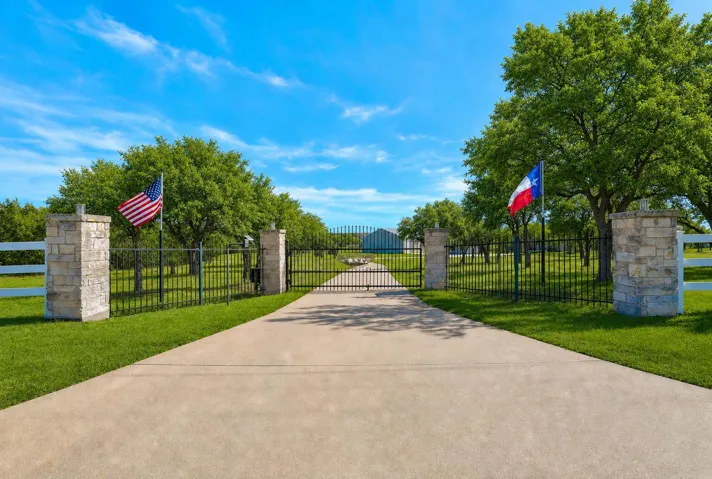 Beautiful Gated Entry