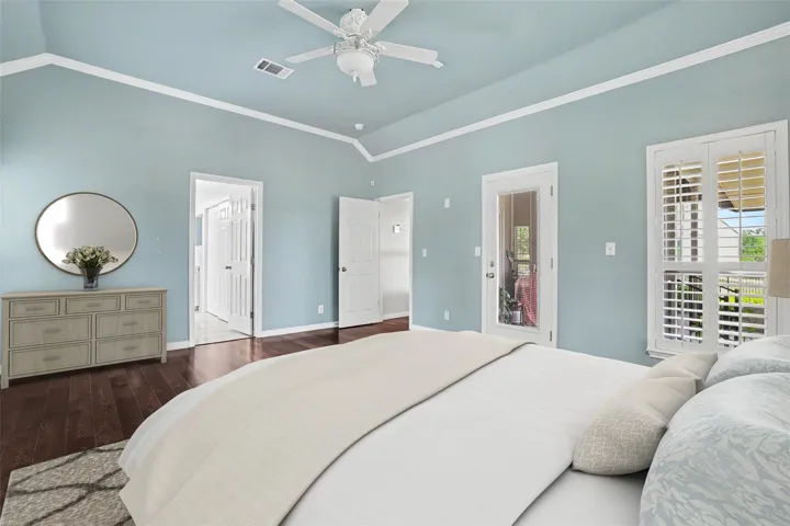 Virtually Staged Primary Bedroom
