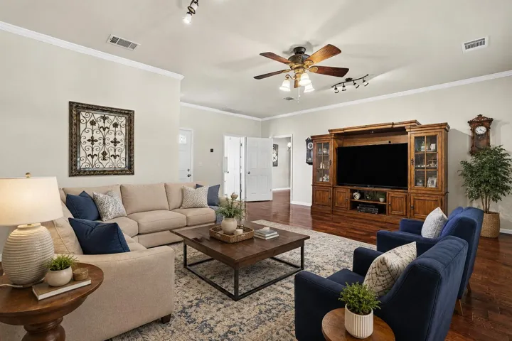 Virtually Staged Family Room