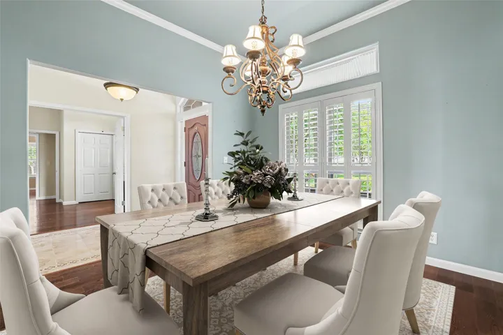 Virtually Staged Dining Room