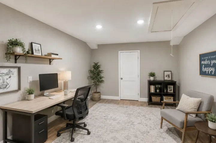 Virtually Staged as an office